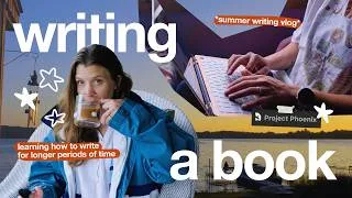 Thumbnail: writing my fantasy novel by the lake 🌊🛶 (peaceful & chatty vlog)