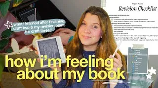 Thumbnail: i finished draft two of my gothic fantasy novel. now what? 📝🤔