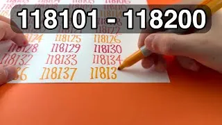 Thumbnail: ✍️ Writing 118101 to 118200