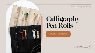 Thumbnail: Calligraphy Pen Rolls / Travel Pen Case