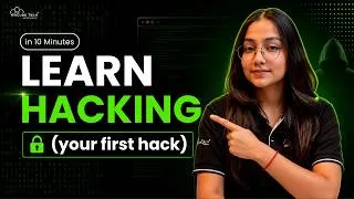 Thumbnail: Your First Hack in 10 Minutes | Ethical Hacking for Beginners