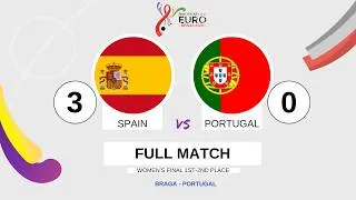 Thumbnail: SPAIN 3-0 PORTUGAL | FULL MATCH | Final 1st/2nd place - U17 Women WSE European Championship