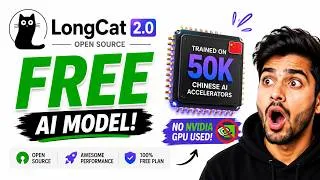 Thumbnail: I Tried LongCat 2.0 (FREE) and the Results Shocked Me