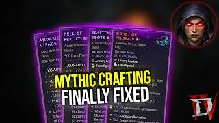 Thumbnail: Diablo 4 - NEW PATCH, MYTHIC CRAFTING FIXED?!