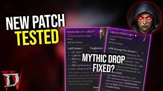 Thumbnail: Diablo 4 - I TESTED THE NEW MYTHIC PATCH