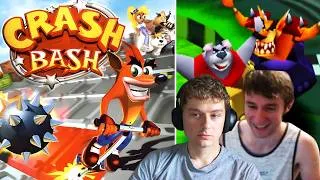 Thumbnail: Speedrunning Crash Bash with Hypnoshark!