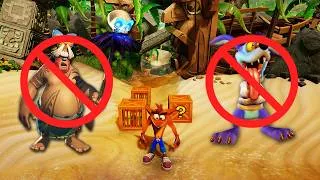 Thumbnail: Crash Bandicoot But I Can't Take Any Damage