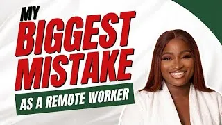 Thumbnail: My Biggest Mistake as a Remote Worker — I Wish I Knew This Earlier