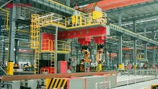 Thumbnail: Intelligent H-Beam Welding Line for Shipbuilding | Digital & Networked Fabrication
