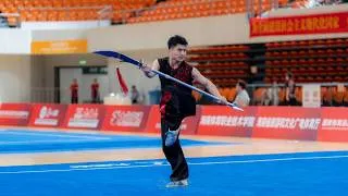 Thumbnail: 男子朴刀大刀 第3名 江西 张程凯 9.446分 2025 National Wushu Taolu Championship - Traditional Taolu