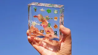 Thumbnail: Making a Minecraft Clear Ocean Block - clay ASMR