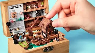 Thumbnail: Making a tiny Minecraft Pirate Village Box - ASMR