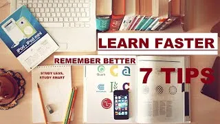 Thumbnail: Learn Faster, Remember Better, More, for Exam - 7 Tips to Improve Memory/Grades - Science Based