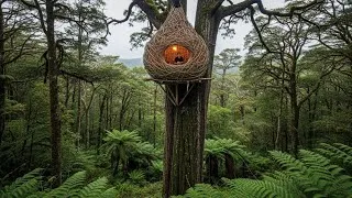 Thumbnail: Building a Unique NEST TREE HOUSE- Man Built a Warm & Cozy Tree House  in Forest