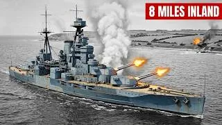 Thumbnail: How an “Old” British Battleship Destroyed German Tanks 8 Miles Inland on D Day