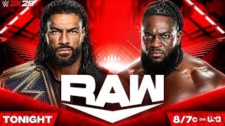 Thumbnail: 🔥Roman Reigns Vs Oba Femi WWE Raw Netflix 18 Aug 2026 4K #gameplay #gaming #wweraw #ps5 