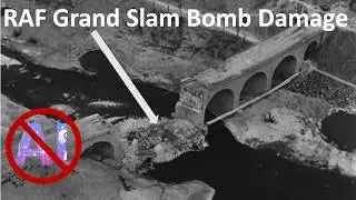 Thumbnail: RAF Grand Slam Attack on the Arnsburg Viaduct – Obliterating Damage