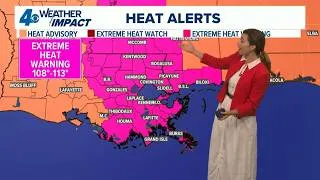 Thumbnail: Weather Impact Alert: Extreme Heat Warning for Southeast Louisiana