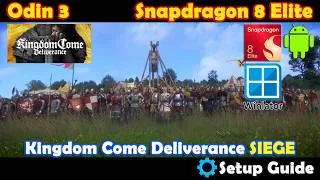 Thumbnail: Kingdom Come Deliverance | SIEGE | Android | Snapdragon 8 Elite | Winlator Bionic | Settings