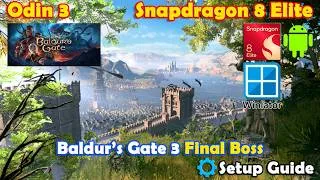 Thumbnail: Baldur's Gate 3 | Final Boss | Android | Snapdragon 8 Elite | Winlator Bionic | Settings