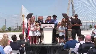 Thumbnail: Officials celebrate ribbon cutting for Gordie Howe International Bridge