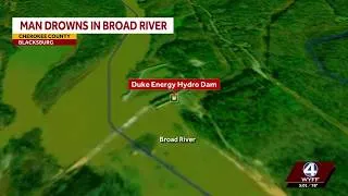Thumbnail: Man drowns in Broad River, coroner says