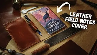 Thumbnail: Making A HANDMADE Leather Field Notes Cover - Leathercraft ASMR