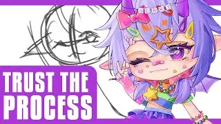 Thumbnail: Let's Draw A Chibi Character | Full Digital Art Process