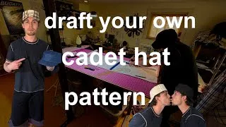 Thumbnail: How to Draft a Cadet Hat Pattern (to your head)