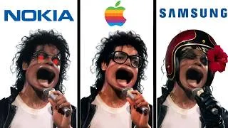 Thumbnail: Michael Jackson HEE-HEE, but famous phone ringtones #michaeljackson #usa