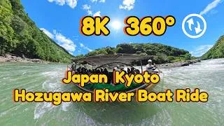 Thumbnail: 8K 360° Video | Hozugawa River Boat Ride | Kyoto, Japan (Real-Time POV)