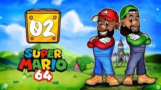 Thumbnail: We Might Be The WORST Mario 64 Players Alive | Super Mario 64 Co-Op Gameplay with @3MGTV (Part 2)
