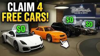 Thumbnail: Claim 4 Free Vehicles This Week In GTA 5 Online!