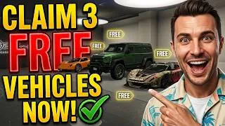 Thumbnail: Claim 3 Free Vehicles Now In GTA 5 Online