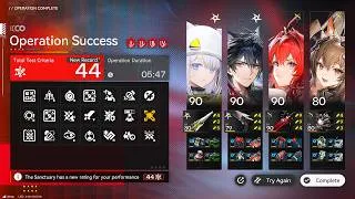 Thumbnail: Contingency Contract P0 - Easiest way to clear Risk 44 as F2P | Arknights: Endfield