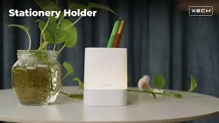 Thumbnail: Pen Stand with Ambient Light & Phone Holder | Rechargeable LED Desk Organizer | XECH Nova
