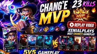 Thumbnail:  DOMINATING MYTHIC LOBBY WITH CHANG'E 🔥 ll Chang'e gameplay ll XenialPlayS ❤️ ll #mobalegends5v5 