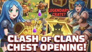Thumbnail: I GOT THIS FROM A CHEST?! 🤯 Clash of Clans Insane Loot Opening! with XenialPlayS ❤️