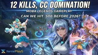 Thumbnail: MOBA LEGENDS 5V5 GAMEPLAY ❤️🔥😍// PLAYING WITH CC(FIGHTER) 🗡️ //🔥 MVP of the match 🔥// XenialPlayS ❤️