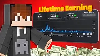 Thumbnail: I Revealed my Lifetime Youtube Earning 🤑 | Income of Minecraft Content Creator