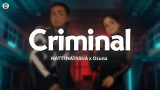 Thumbnail: NATTI NATASHA x Ozuna - Criminal (Letra/Lyrics)