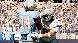 Thumbnail: Titans vs. Cowboys | 2026 Season Week 11 | Madden NFL 27 Simulation