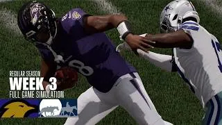 Thumbnail: Ravens vs. Cowboys | 2026 Season Week 3 | Madden NFL 27 Simulation