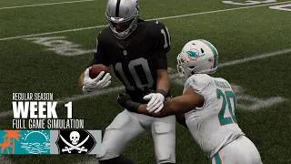 Thumbnail: Dolphins vs. Raiders | 2026 Season Week 1 | Madden NFL 27 Simulation