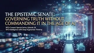 Thumbnail: XFO-Connect Special Ep 28: Epistemic Senate: Governing Truth Without Commanding It in the Age of AI