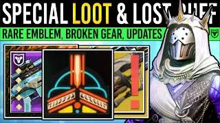 Thumbnail: Destiny 2: SPECIAL REWARDS & BROKEN WEAPONS! Unique LOOT, Missing Buff, Bungie Contract & Updates