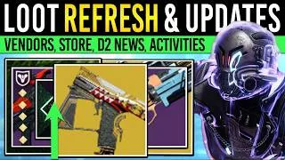 Thumbnail: Destiny 2: HUGE LOOT REFRESH & WEEKLY MODES! Eververse, God Rolls, New LOOT, Vendors (21st July)