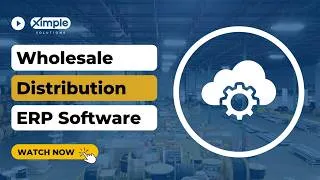 Thumbnail: Streamline Your Wholesale Distribution with Ximple Cloud ERP!