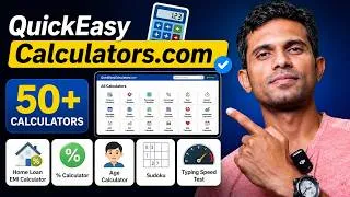 Thumbnail: I Built a Free Calculator Website – Check It Out!