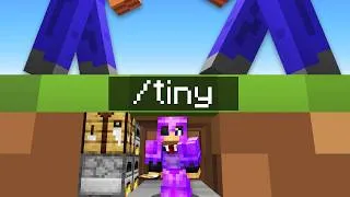 Thumbnail: Minecraft, But I Secretly Use /tiny...